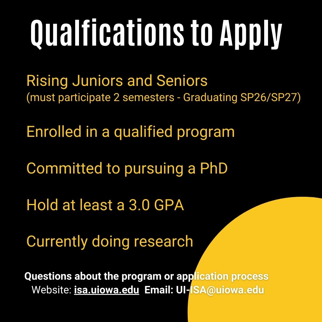 Qualifications to apply