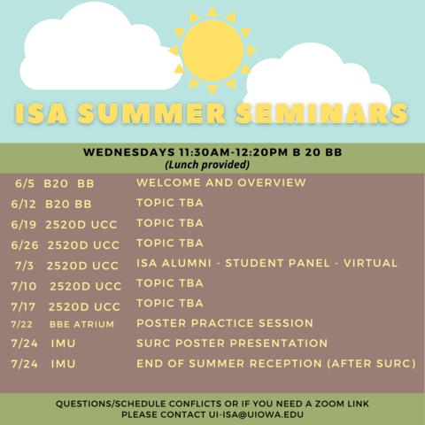 ISA summer program 2024 with locations