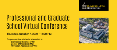 Professional and Graduate School Virtual Conference banner