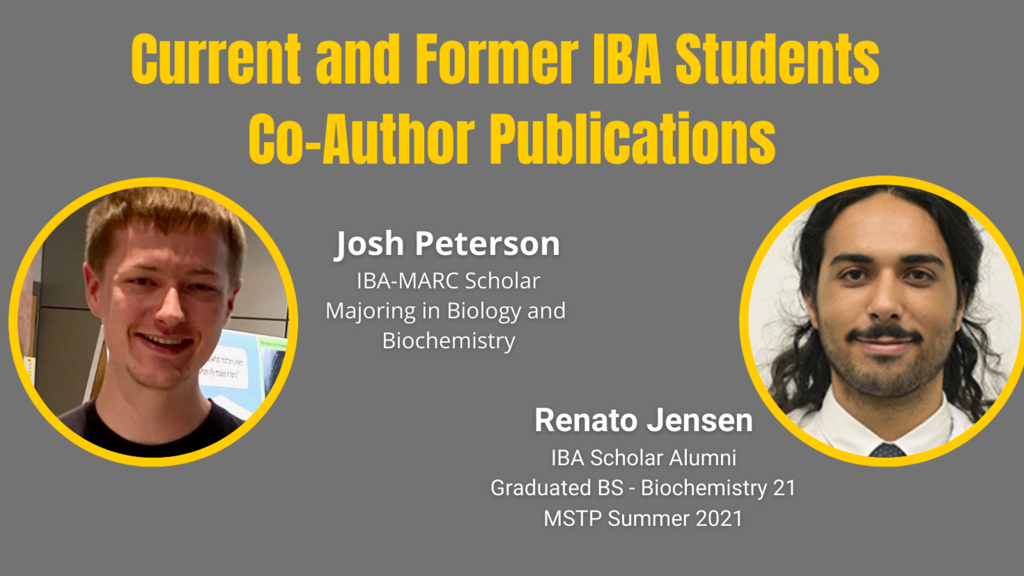 Josh Peterson and Renato Jensen co-author publications banner